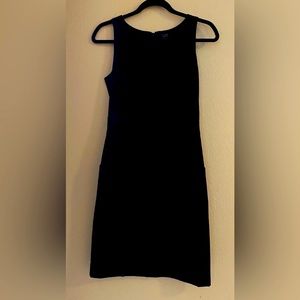 J. Crew Factory black wool shift dress size 0